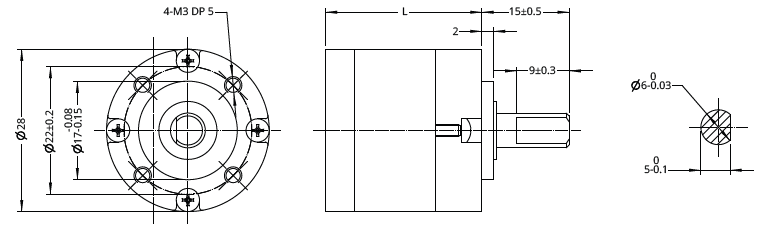 Planetary Gearbox Dimensional