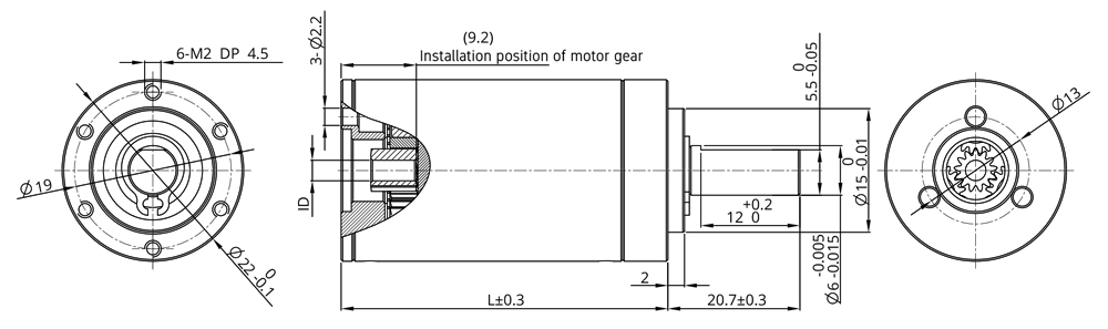 Precision Planetary gearbox