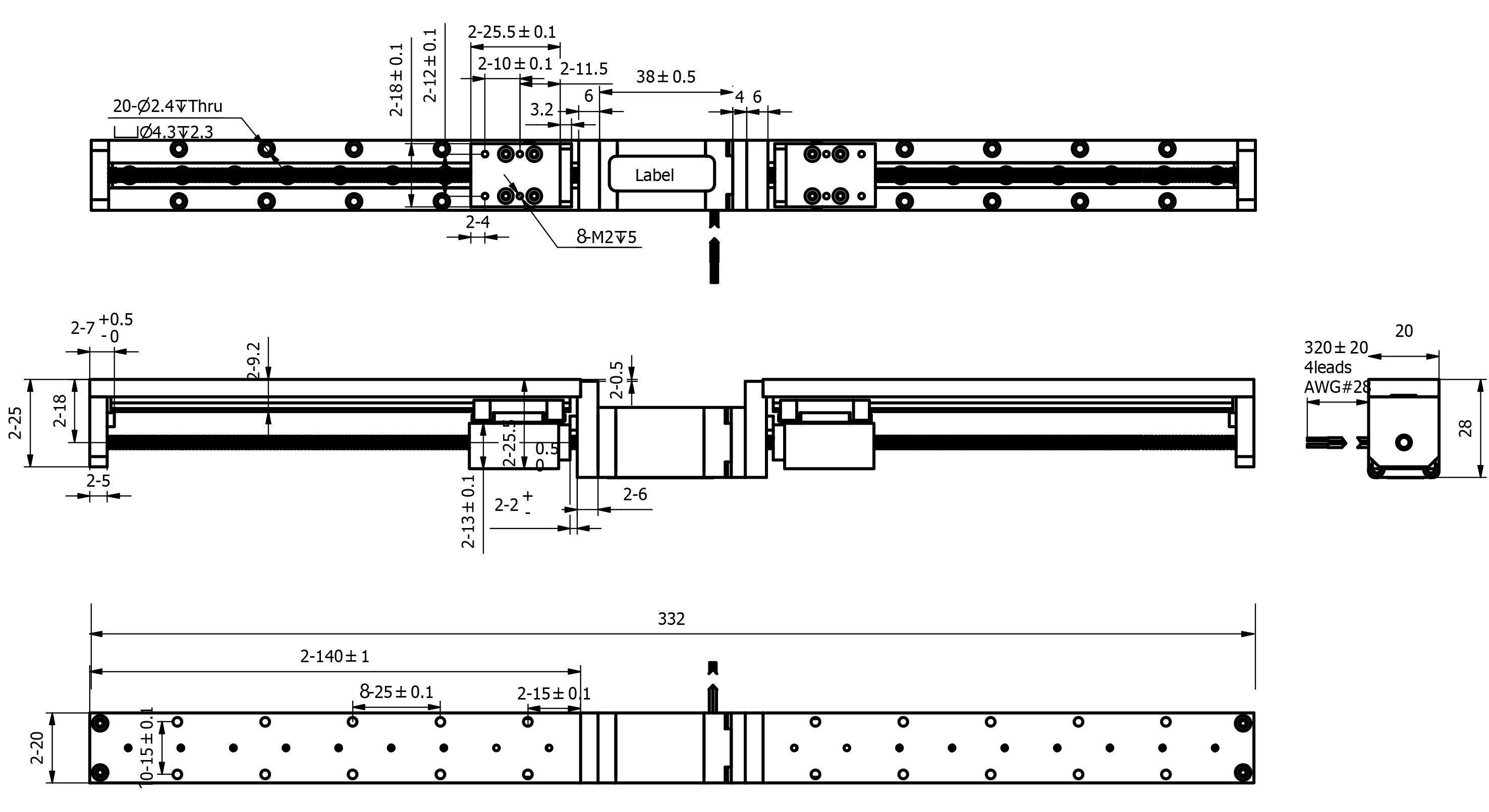 external actuator demension