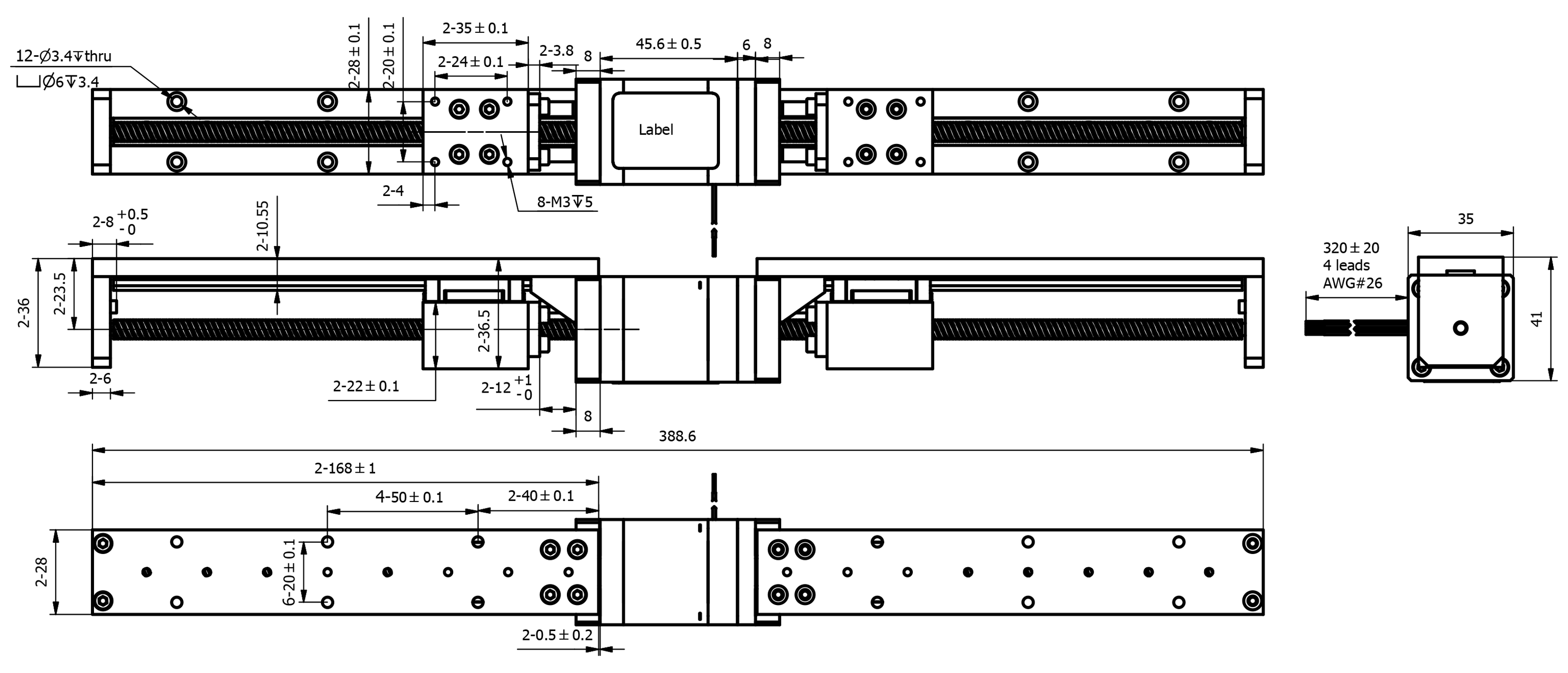 external actuator demension