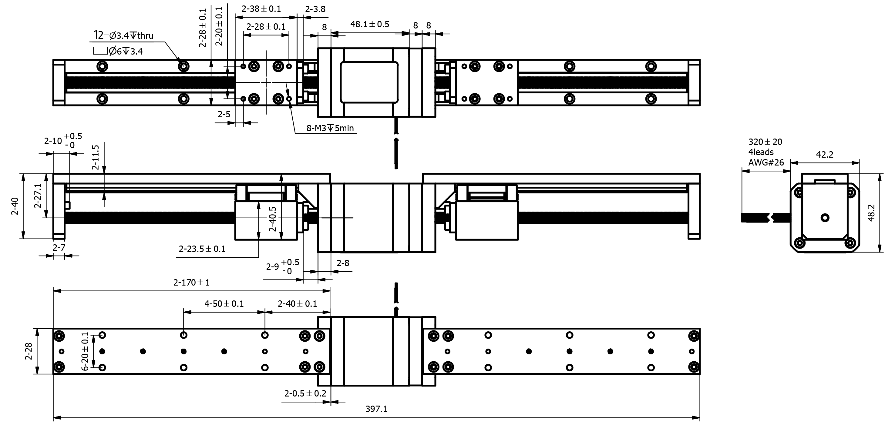 external actuator demension