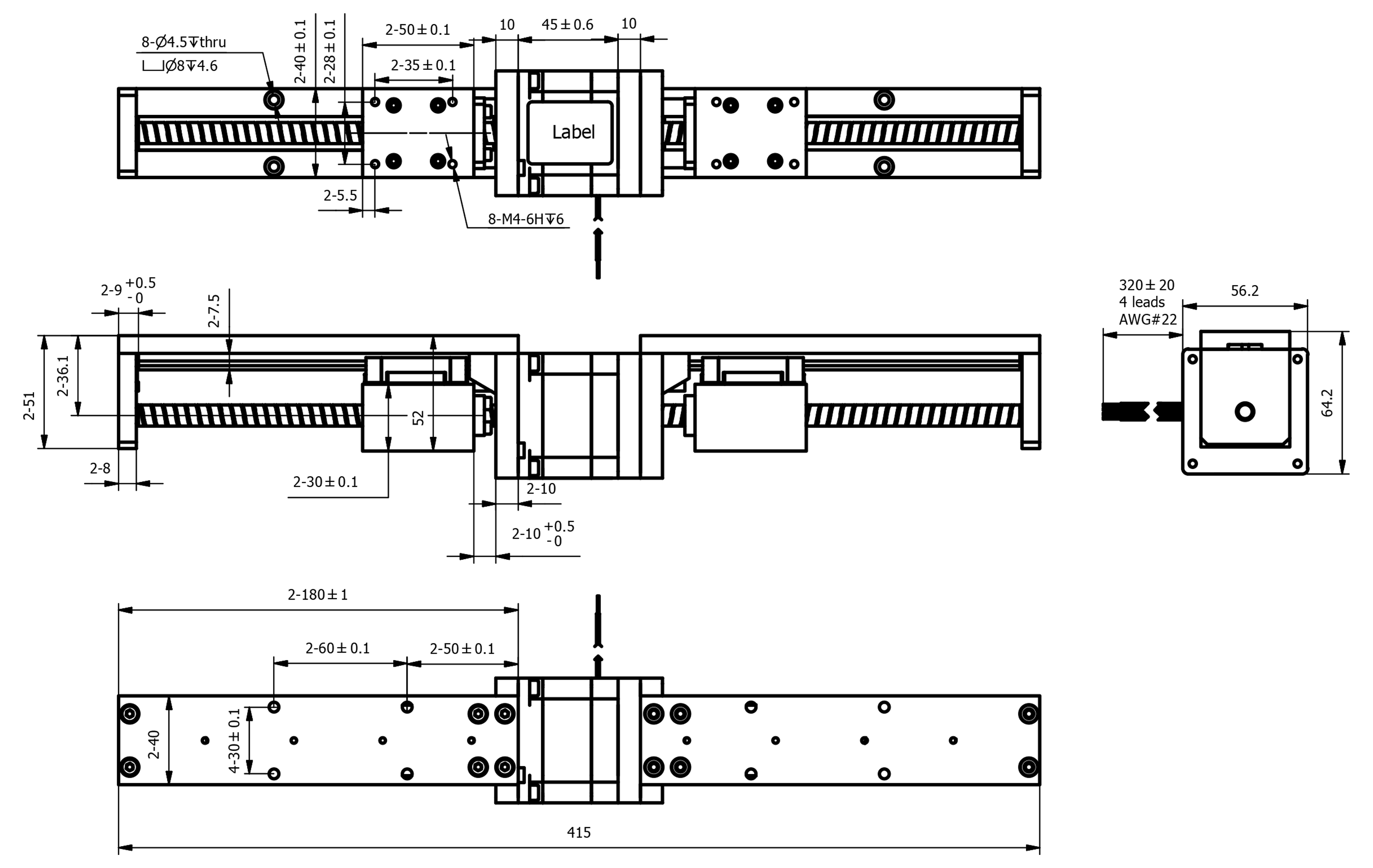 external actuator demension